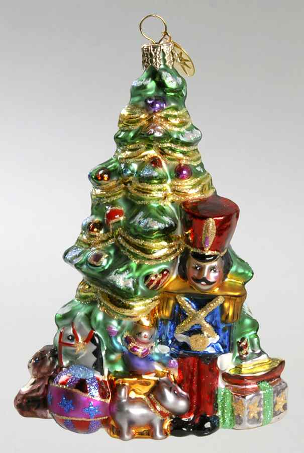 Charity Ornaments (Single Release) Tot Toys-Marine Toys For Tots - Boxed by Christopher Radko-1