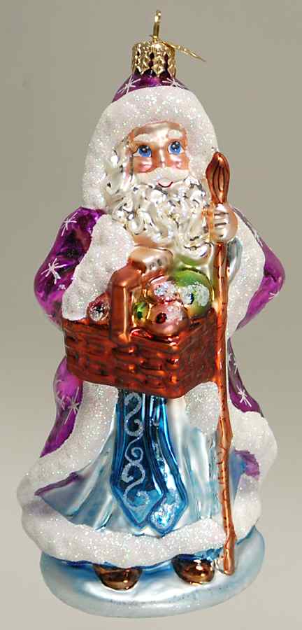 Longaberger Exclusives St. Nick - Boxed by Christopher Radko-1