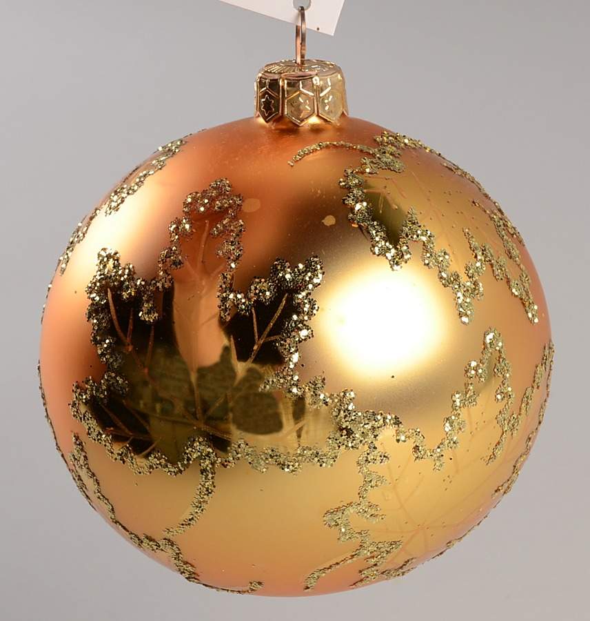 Balls Golden Scarlett - No Box by Christopher Radko-1