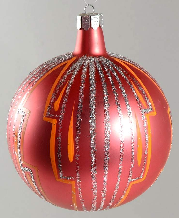 Balls Ruby Sparkle - No Box by Christopher Radko-1
