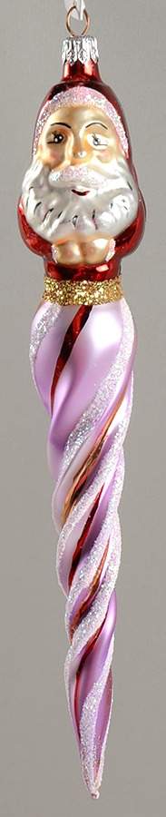 Icicles St Nickcicle-Pink - No Box by Christopher Radko-1