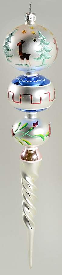 Traditional Shapes Ornament Deer Drop - No Box by Christopher Radko-1