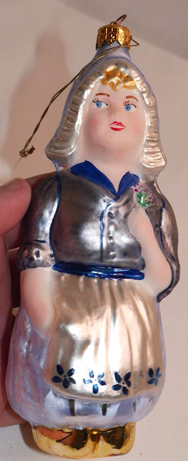 People Dutch Maiden-Blue/Silver - No Box by Christopher Radko-1