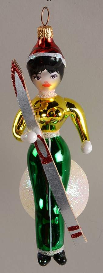 Famous People (Italian Flair) Lola Ginabrigida-Green Pants - No Box by Christopher Radko-1