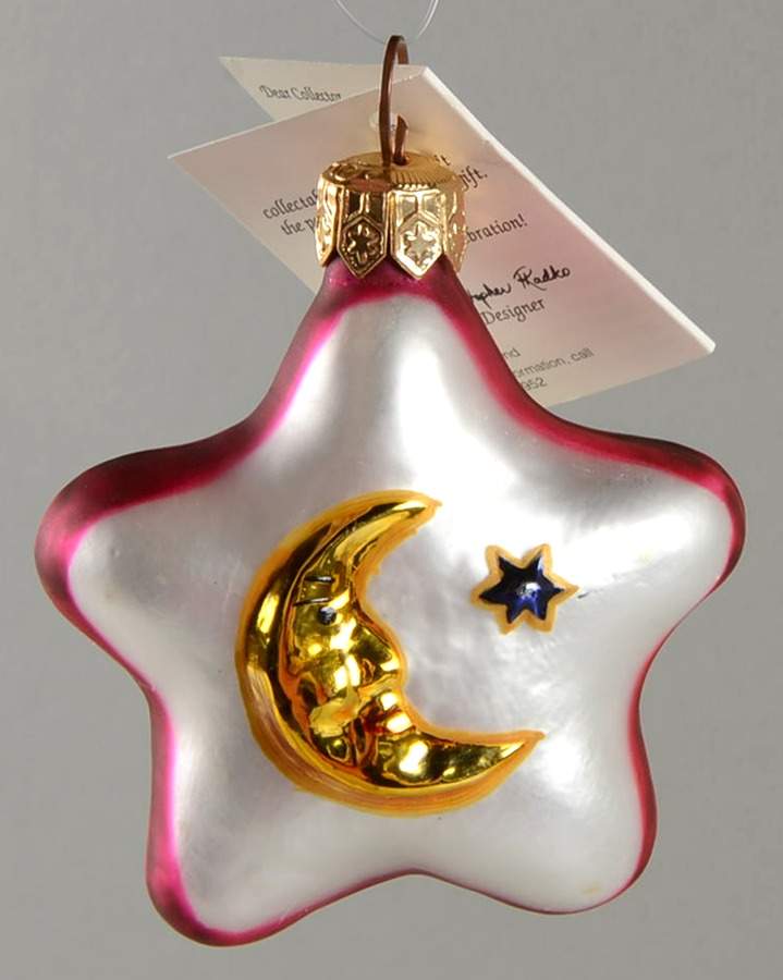 Celestial Oh My Stars-Red - No Box by Christopher Radko-1
