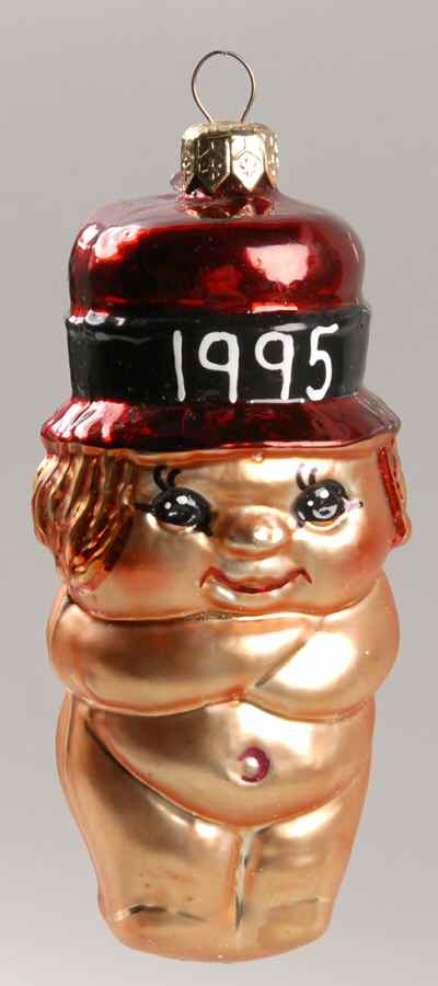 New Year's Dated Annuals New Year's Babe - 1995 - No Box by Christopher Radko-1