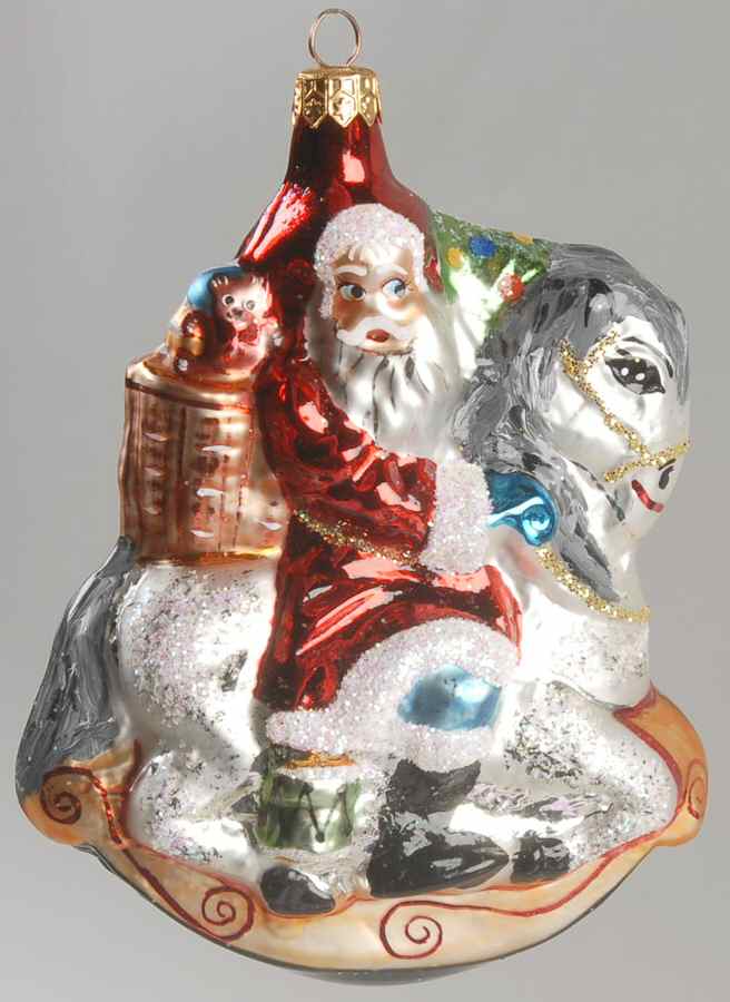 Santas Carousel Santa - No Box by Christopher Radko-1