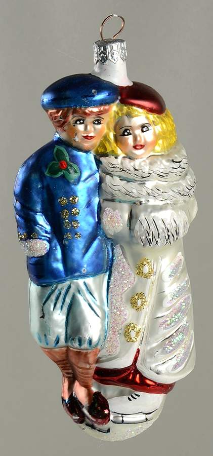 People Skater's Waltz-Blue/Silver - No Box by Christopher Radko-1