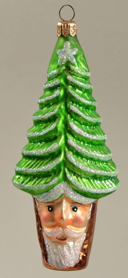 Santa with Pinecones-Trees Pine Tree Santa - No Box by Christopher Radko-1
