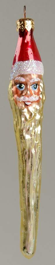 Santa-Heads Pencil Santa-Red - No Box by Christopher Radko-1