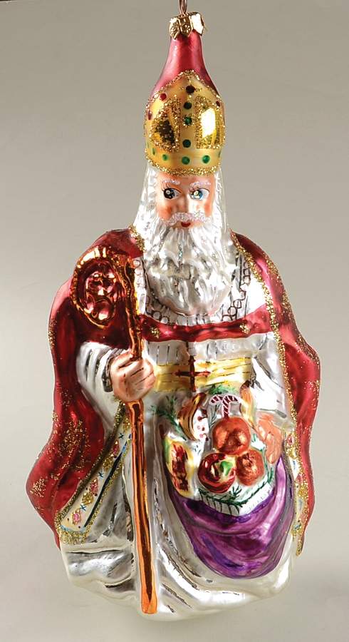 Santas The Bishop-Red - No Box by Christopher Radko-1