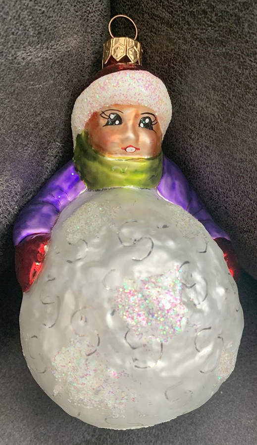 Children & Babies Snowballing-Purple Jacket - No Box by Christopher Radko-1