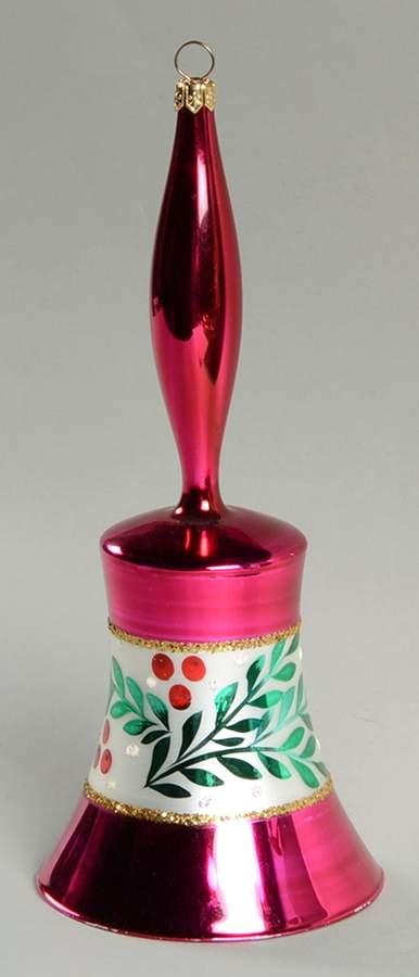 Bells Jumbo Tiffany Bells-Pink - No Box by Christopher Radko-1