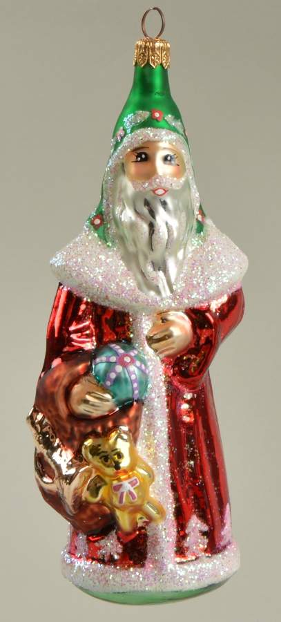 Santas Village Santa-Red/White Suit - No Box by Christopher Radko-1