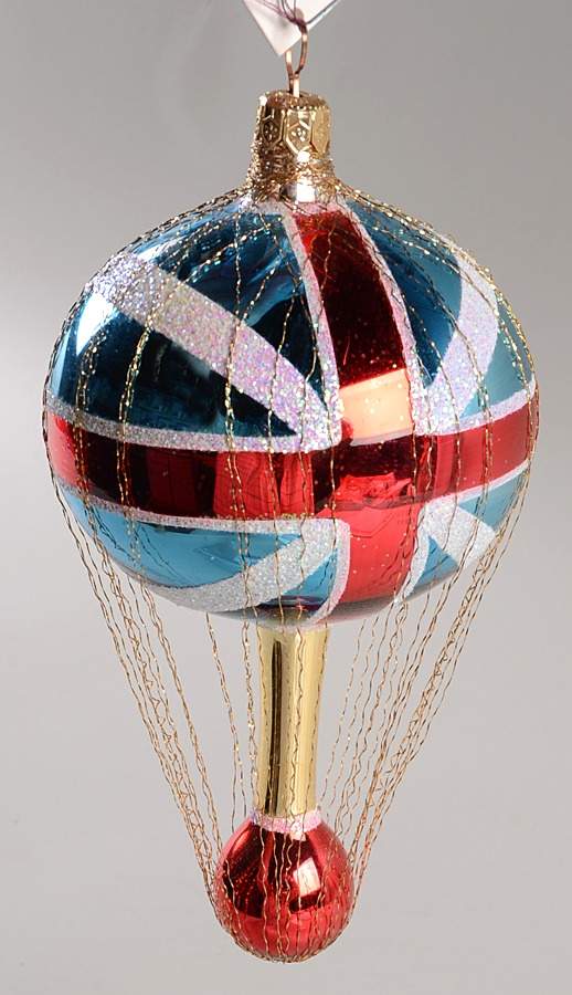 Gilded Ornaments Union Jack - No Box by Christopher Radko-1