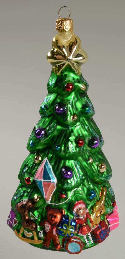 Trees & Pinecones Spruced Up Spruce-Green - No Box by Christopher Radko-1