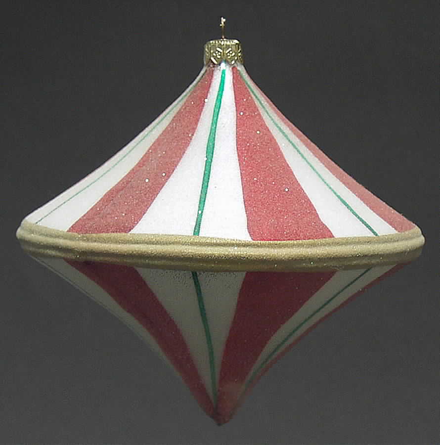Traditional Shapes Ornament Candy Starship - No Box by Christopher Radko-1