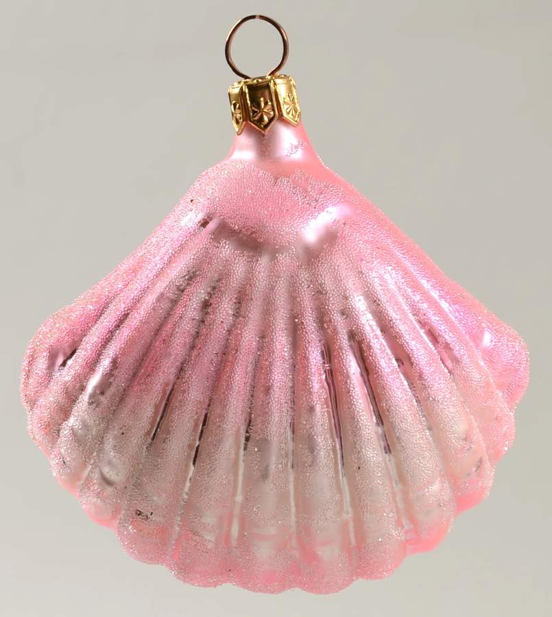 Aquatic Sea Shells-Pink - No Box by Christopher Radko-1