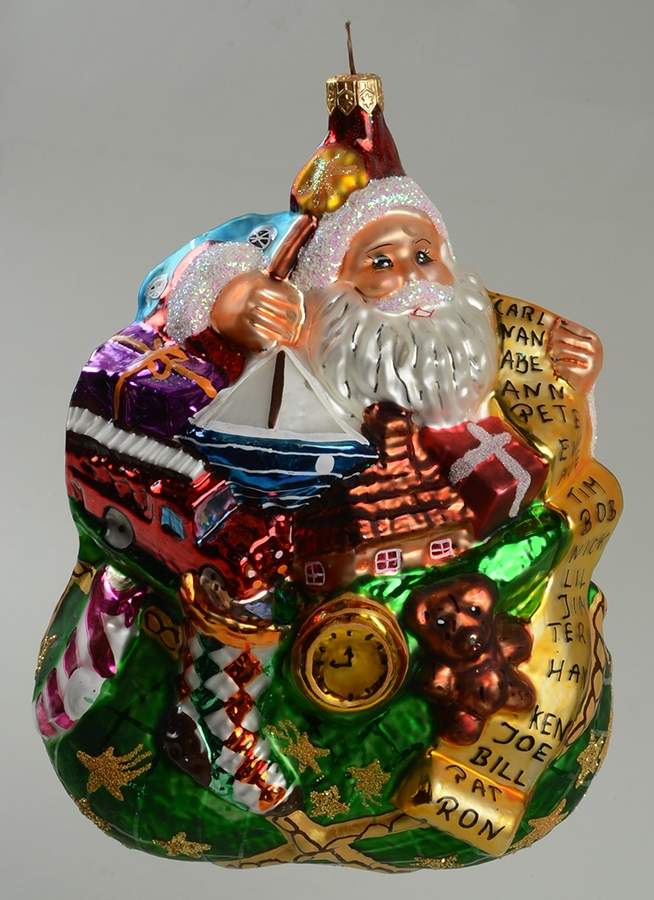 Santas Enough For All-Santa In The Bag - No Box by Christopher Radko-1