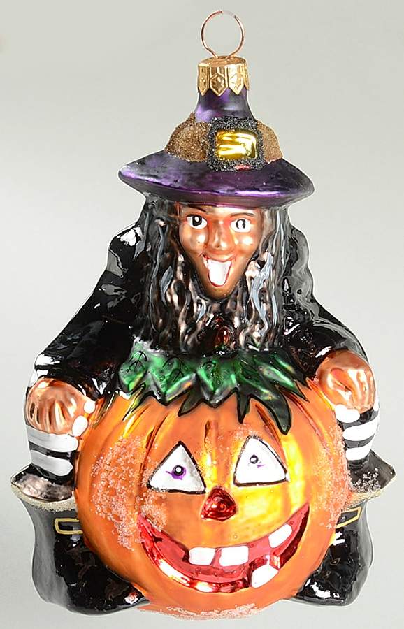Halloween Punkin' Pal-Blue Hat - No Box by Christopher Radko-1