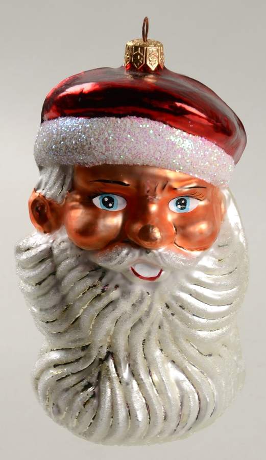 Santa-Heads Winning Smile - No Box by Christopher Radko-1