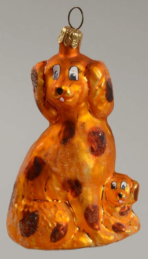 Dogs Goldie & Son - No Box by Christopher Radko-1