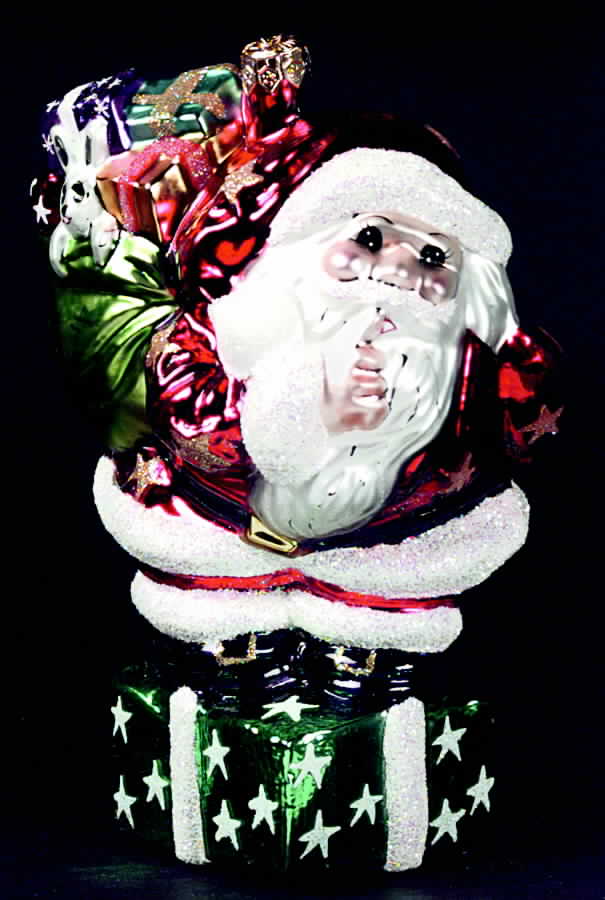 Santas Secret Santa-Green - No Box by Christopher Radko-1