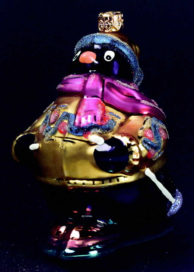 Birds Downhill Chilly-Gold - No Box by Christopher Radko-1