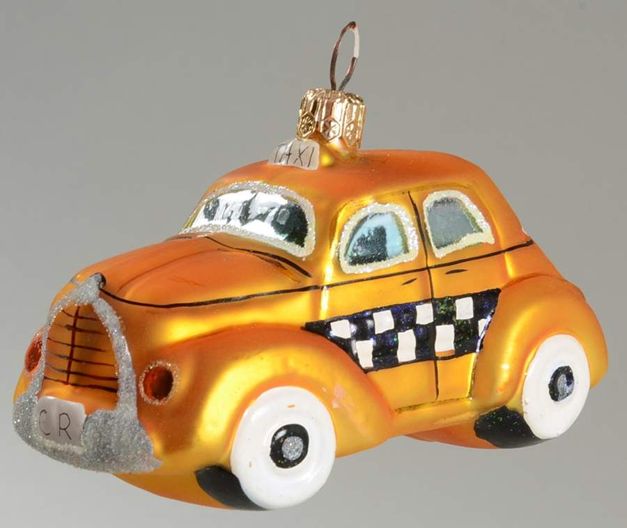 Transportation On The Town-Orange - No Box by Christopher Radko-1