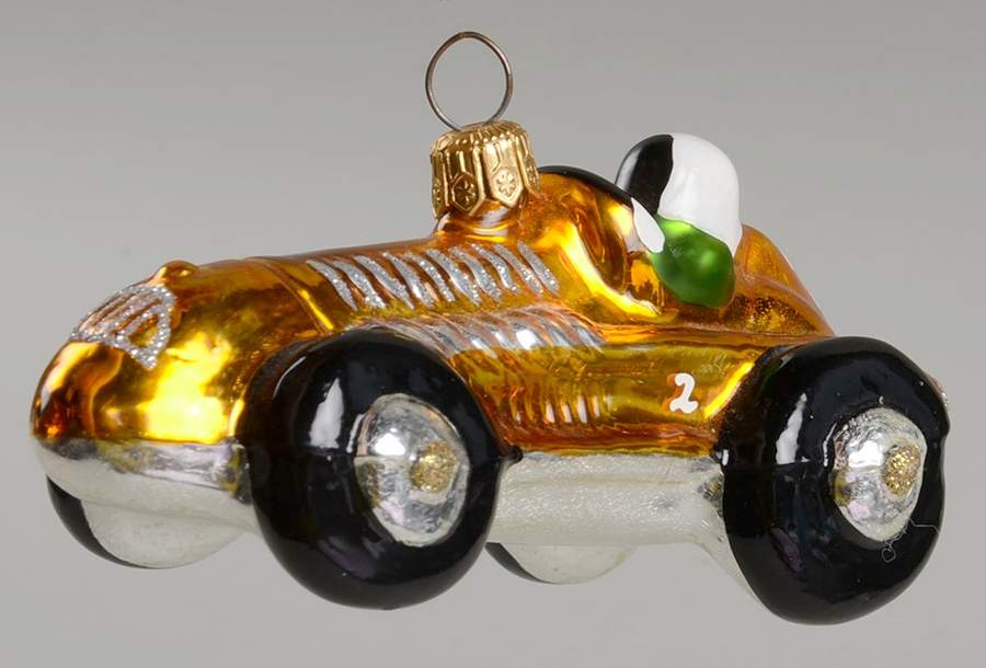 Transportation Indy 500-Gold - No Box by Christopher Radko-1