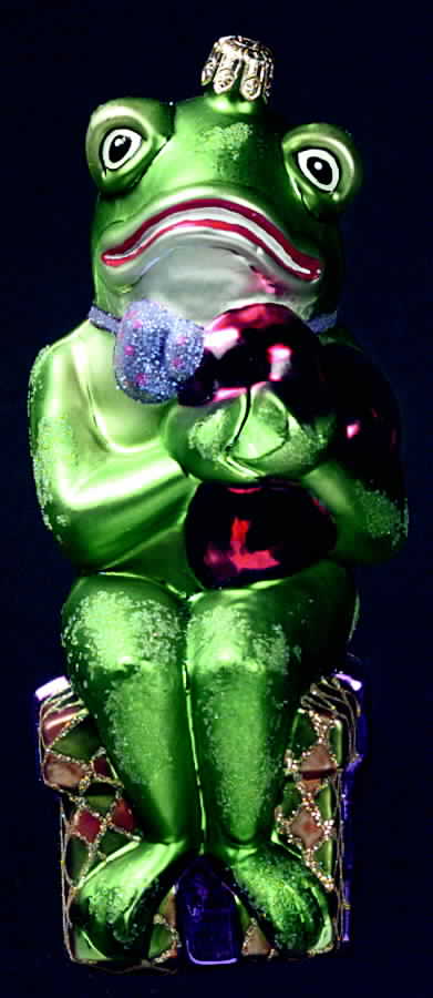 Reptiles & Amphibians Frog O' My Heart - No Box by Christopher Radko-1
