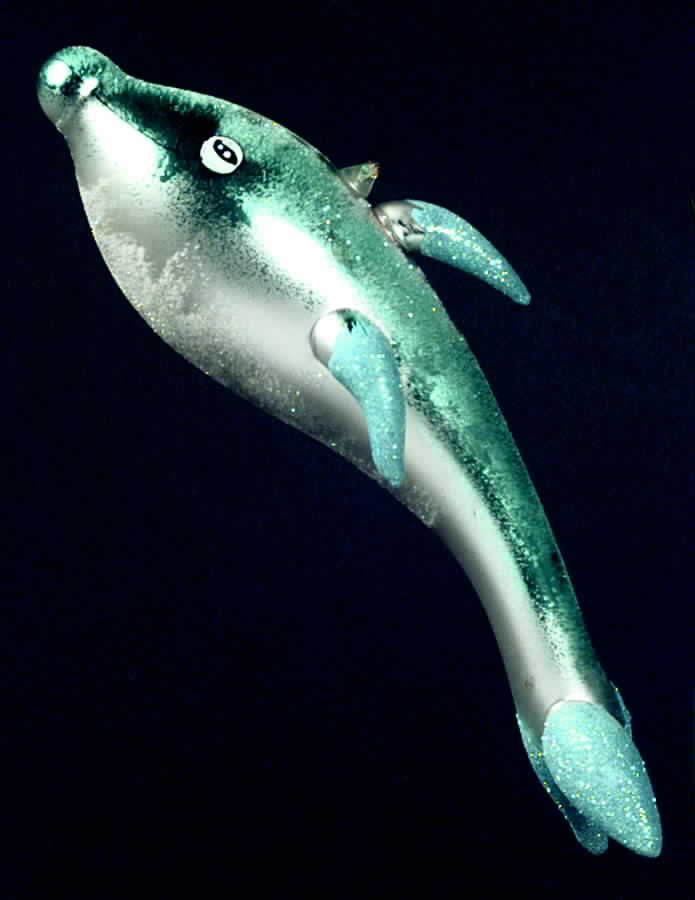 Aquatic-Marine Life (Italian Flair) Dolphin Dance - No Box by Christopher Radko-1