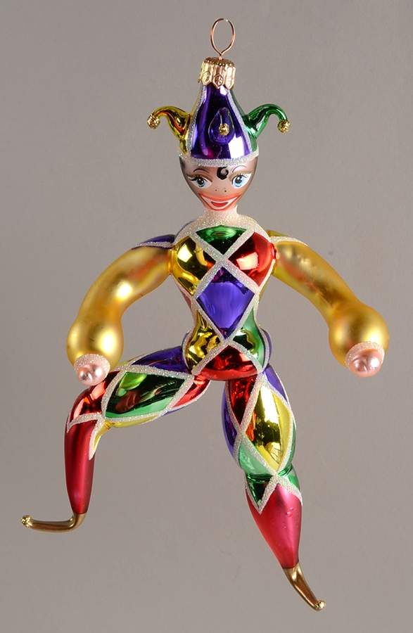 Clown & Circus (Italian Flair) Jest Dance-Purple - No Box by Christopher Radko-1