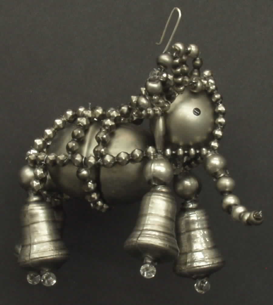 Beaded Pachyderm - No Box by Christopher Radko-1