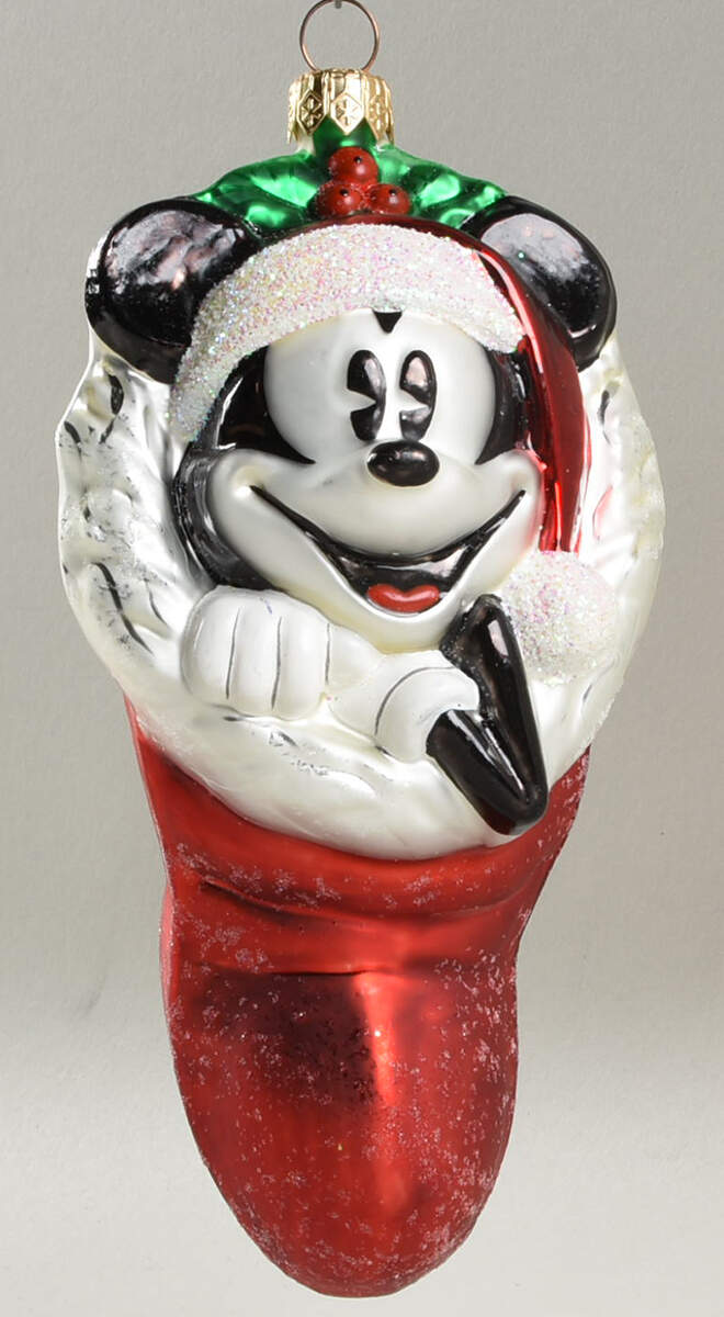 Disney Mickey Mouse Stocking - Boxed by Christopher Radko-1