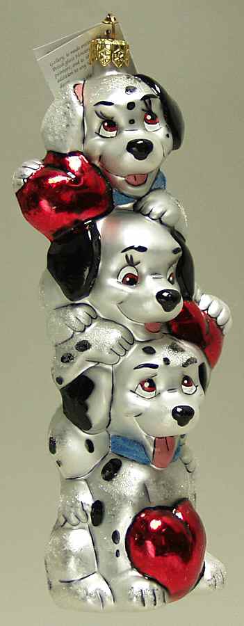 Disney Puppy Pole-Dalmatians - Boxed by Christopher Radko-1