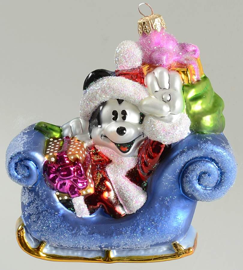 Disney Mickey's Sleigh Ride - Boxed by Christopher Radko-1