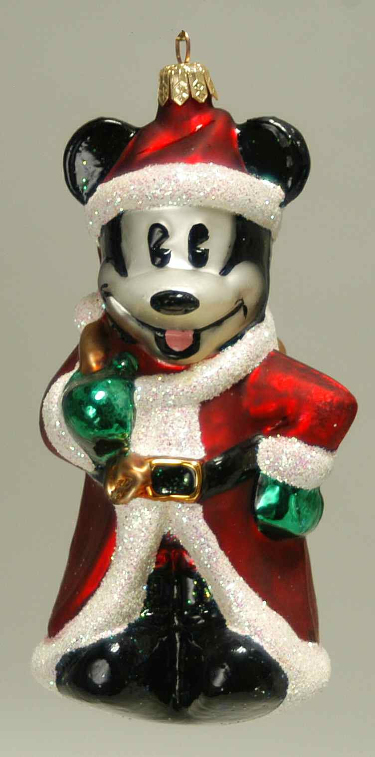Disney Christmas Eve Mickey-With Bag Of Toys - No Box by Christopher Radko-1