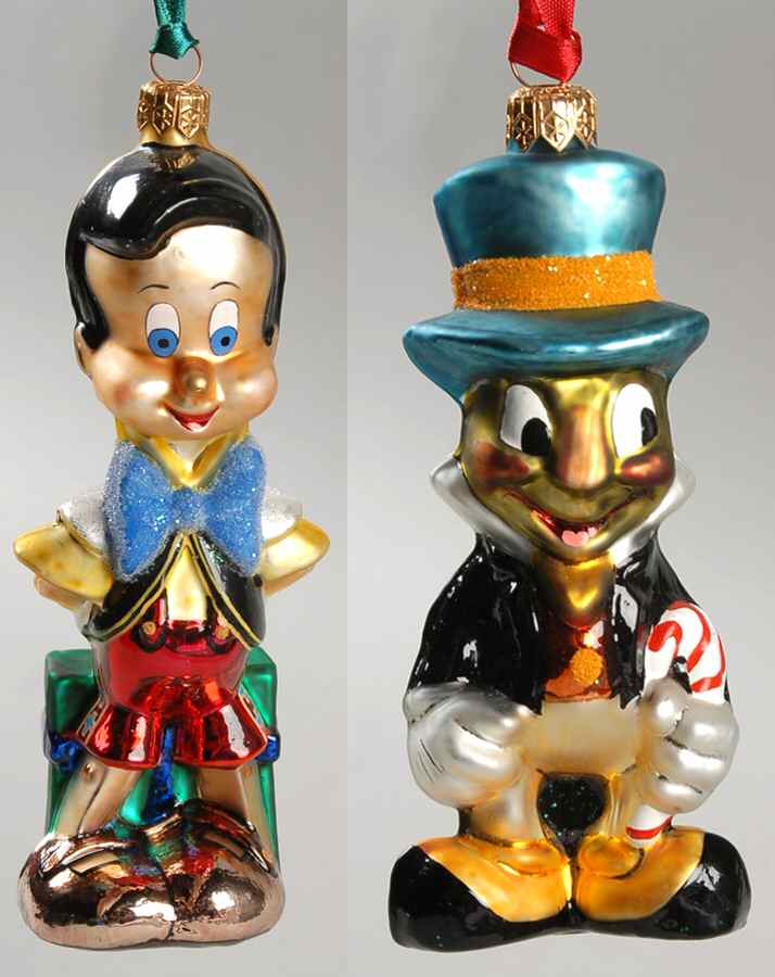 Disney Petite Pinocchio & Jiminy Cricket - No Box by Christopher Radko-1