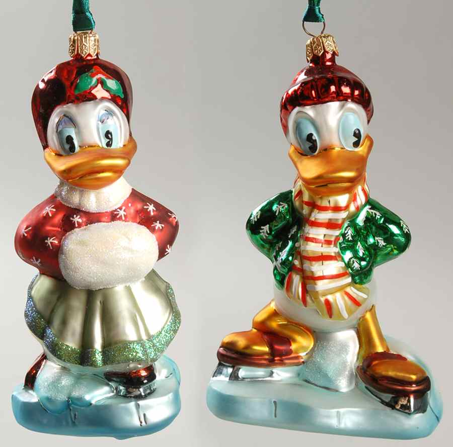 Disney Donald And Daisy Skater Set - Boxed by Christopher Radko-1