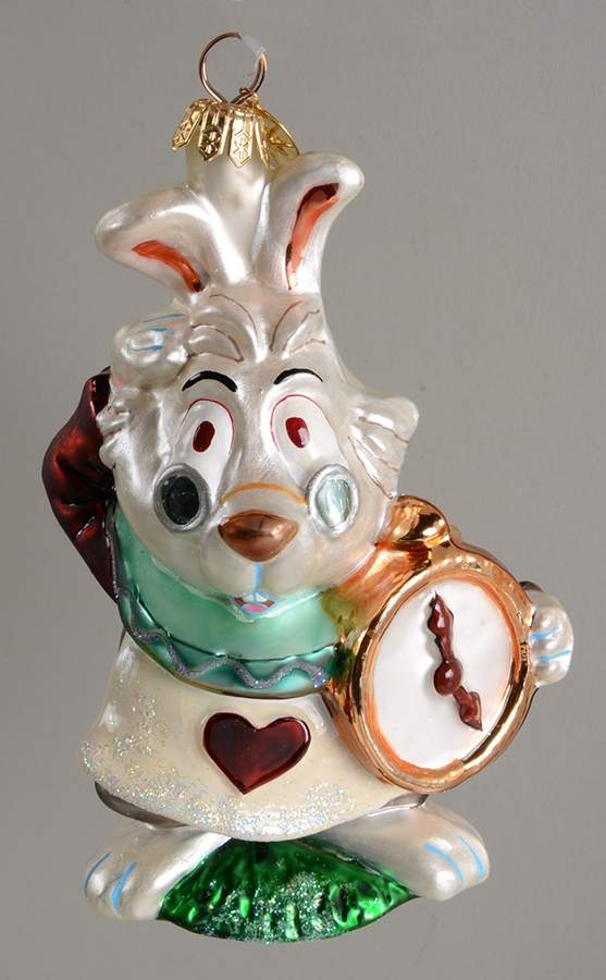 Disney White Rabbit - Boxed by Christopher Radko-1