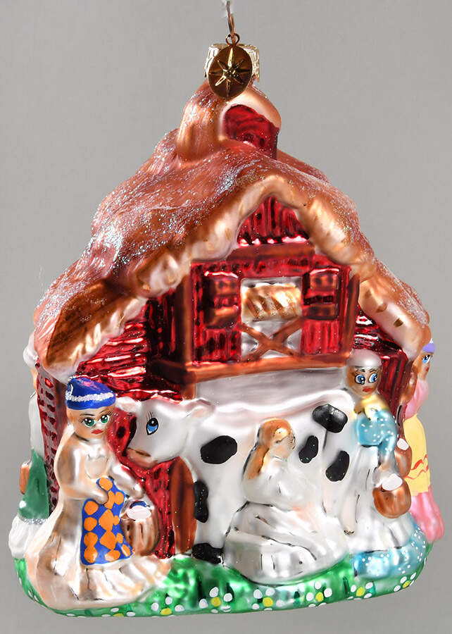 Twelve Days of Christmas 8 Maids A Milking - Boxed by Christopher Radko-1