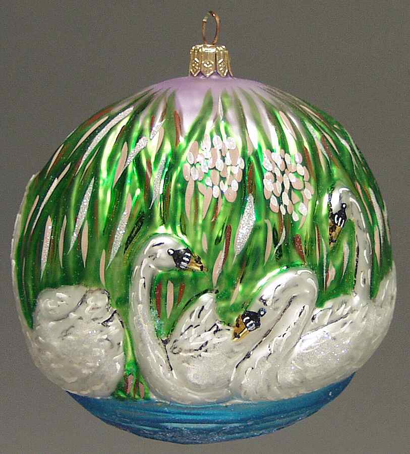 Twelve Days of Christmas 7 Swans A Swimming - Boxed by Christopher Radko-1