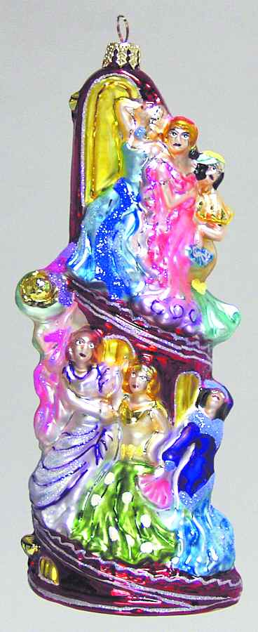 Twelve Days of Christmas 9 Ladies Dancing - No Box by Christopher Radko-1