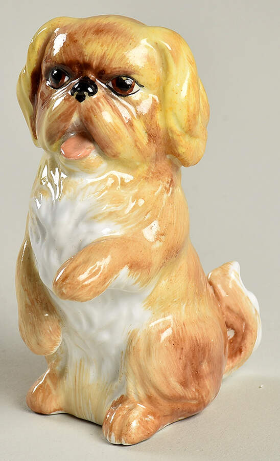 Royal Crown Derby Figurines Pekingese Sitting Up - No Box by Royal Crown Derby-1
