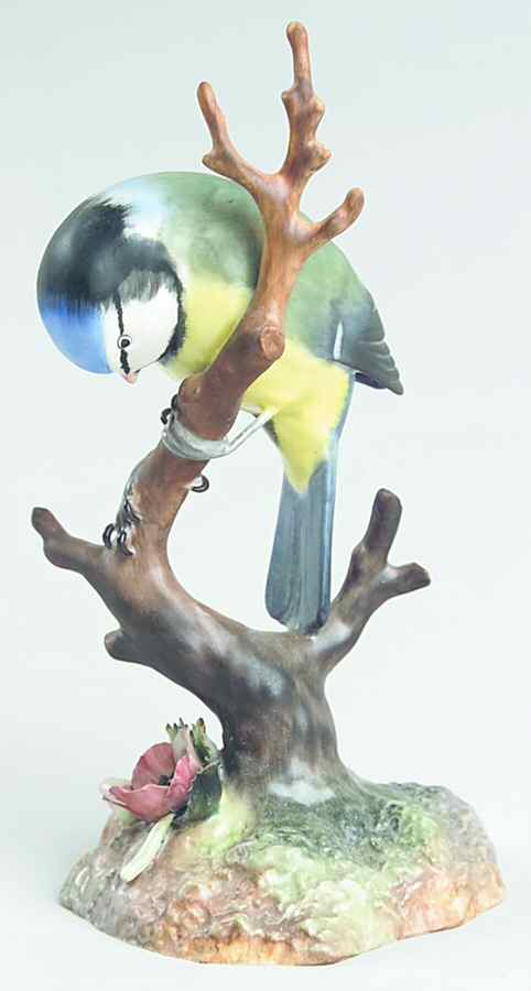 Bird Figurines Blue Tit - Boxed by Royal Crown Derby-1