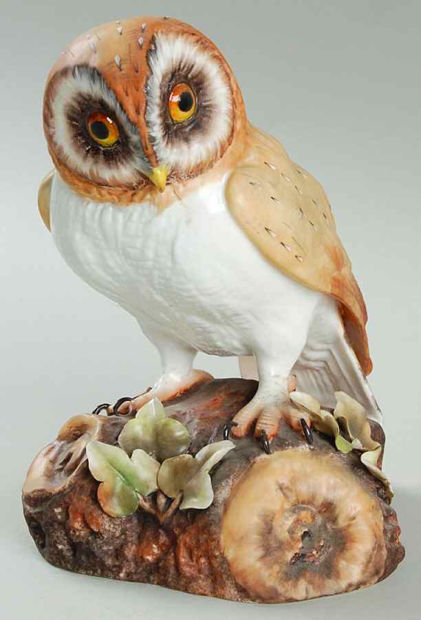 Owls-Small Barn Owl - No Box by Royal Crown Derby-1