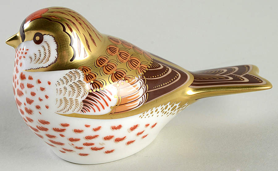 Imari Paperweight Collection Redpoll - No Box by Royal Crown Derby-1