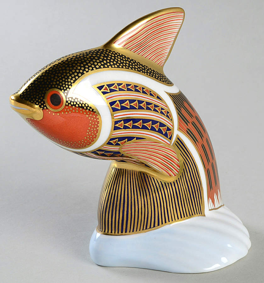 Tropical Fish Collection Guppy - Boxed by Royal Crown Derby-1