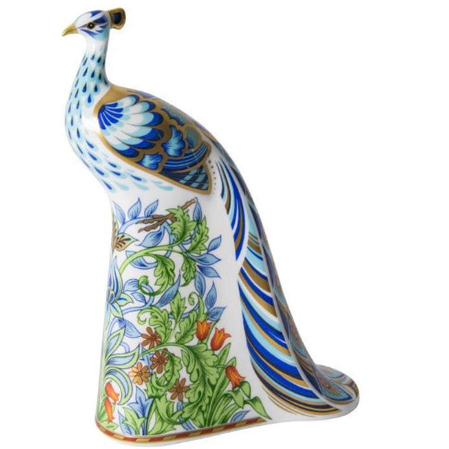 Imari Paperweight Collection Manor Peacock - Bx431 With Box by Royal Crown Derby-1